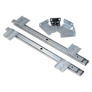Ball bearing slides for computer keybord