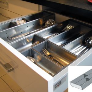 Cutlery trays "INOX LINE"