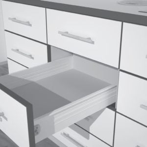"Metalbox" drawers