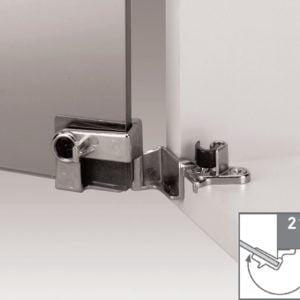 Hinges for glass doors