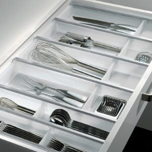 Cutlery trays “FLEX LINE”, White