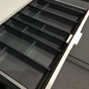 Cutlery trays “FLEX LINE”, Black