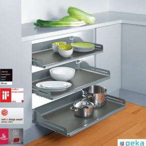 "EXTENDO" shelves for closet