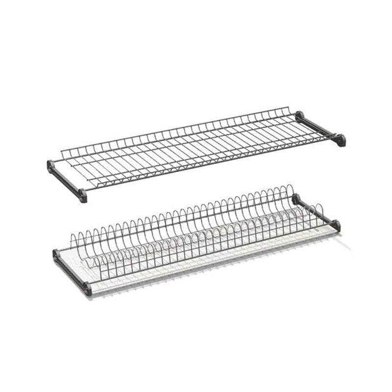 dvieju-daliu-indu-dziovykla-su-chromuotomis-grotelemis-be-remo-24-1 Two shelves dish racks chrome plated without aluminum frame