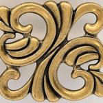 Shiny vintage bronze