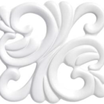 Varnished white matt