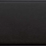 Varnished black matt