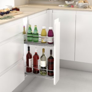 Pull-out bottle side runners CLASSIC
