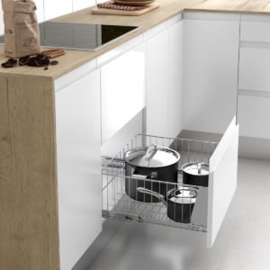 Pull-out saucepan basket CLASSIC