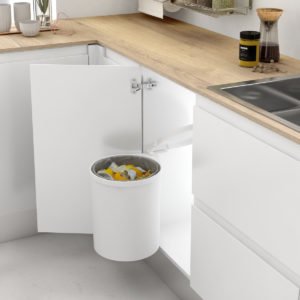 Waste bin WHITE