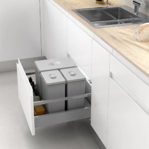 Ecological waste bin GREY