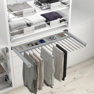 Pull-out trouser holder