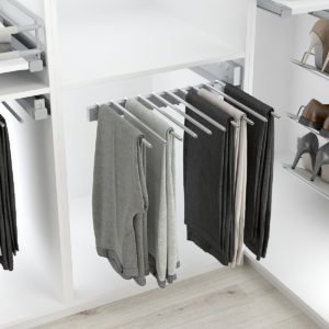 Pull-out trouser holder