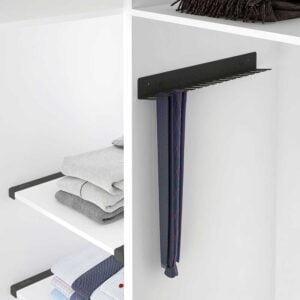 Fixed tie-belt holder