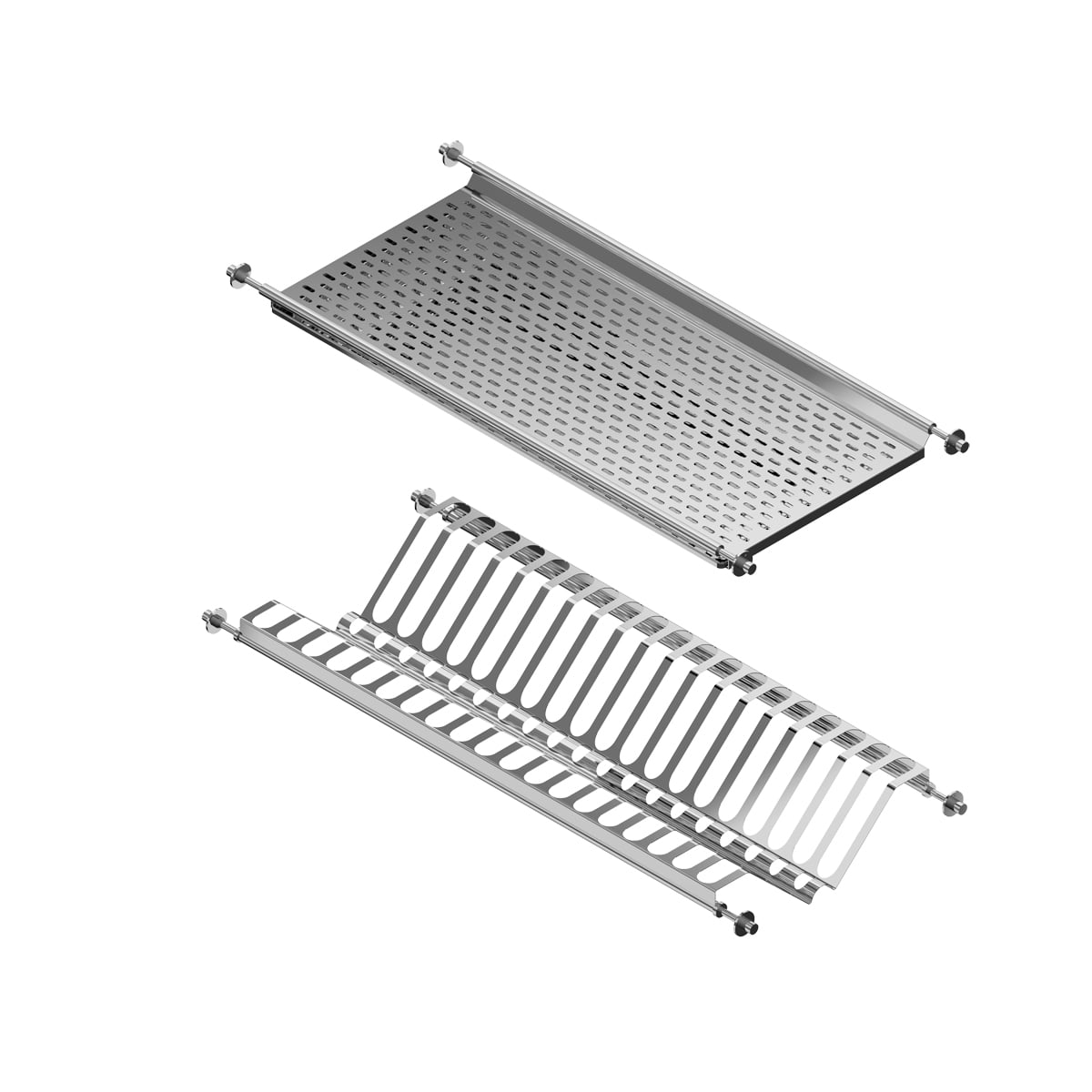 PB0114-2 Dish and glass rack set "Menage confort CLASSIC"