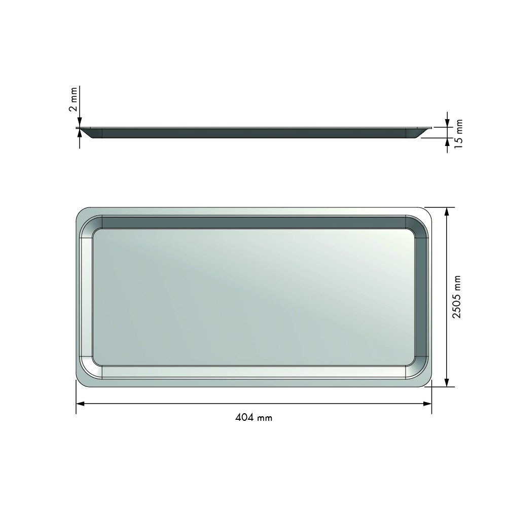 PD0112 Dish and glass rack tray CLASSIC