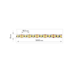 LED STRIPS 12V 162 LED/M WITH SAMSUNG DIODES 2835