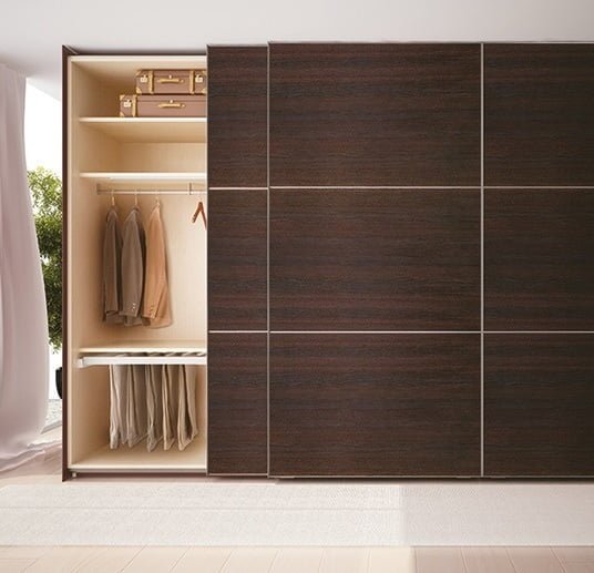 PS48 Cinetto PS48 System for Wardrobes with Overlapping Sliding Doors