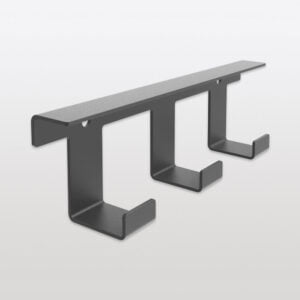 Pecasa hook rail with 3 hooks