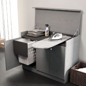 Prua Swing – Space-saving rotating ironing board