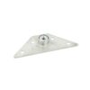 TRIANGULAR PLATE WITH BUSHING FOR LEG FASTENING