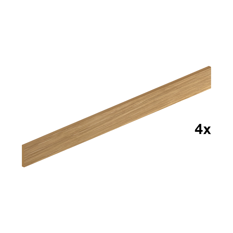 Rail insert set for Liro Magic Corner Comfort shelves - 500